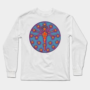 Flag of Indiana Long Sleeve T-Shirt